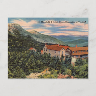 Cartão Postal Vintage, Montanhas Verdes de Vermont