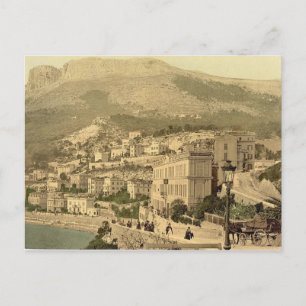 Cartão Postal Vintage Monte Carlo, Mônaco -