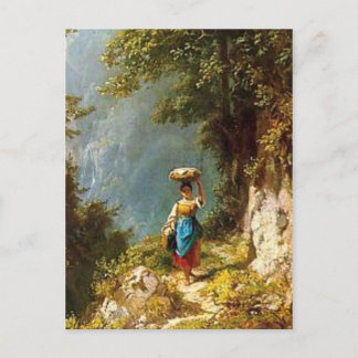 Cartão Postal Vintage Motive - Dairymaid - Spitzweg