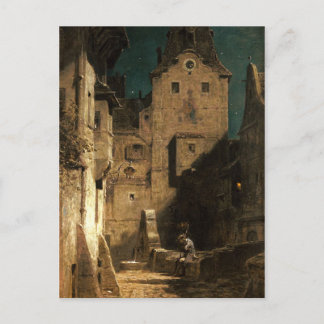 Cartão Postal Vintage Motive - Sleeping Nightwatch - Spitzweg