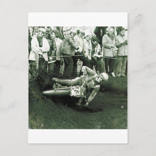 CARTÃO POSTAL VINTAGE MOTO CROSS.