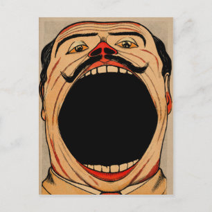 Cartão Postal Vintage Mouth