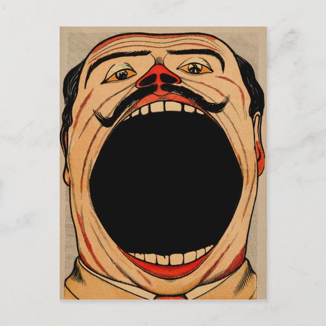 Cartão Postal Vintage Mouth (Frente)