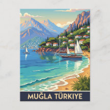 Vintage Mugla Turkey Viagem