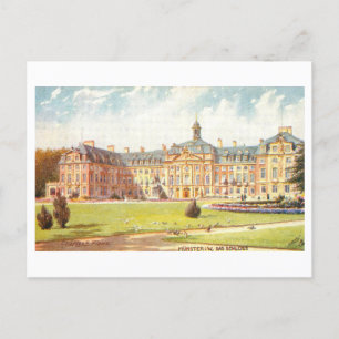 Cartão Postal Vintage Munster Germany Castle/Schloss