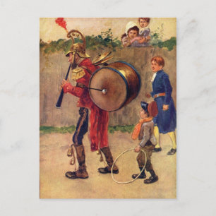 Cartão postal Vintage Musical Soldier