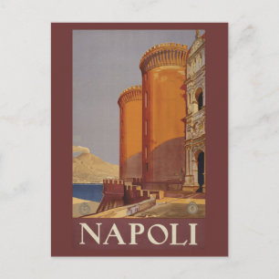 Cartão Postal Vintage Napoli (Nápoles) — Itália