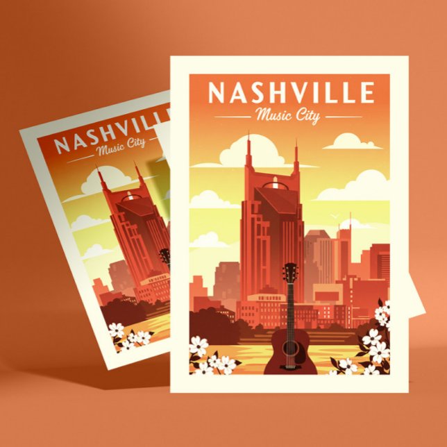 Cartão Postal Vintage Nashville (Criador carregado)
