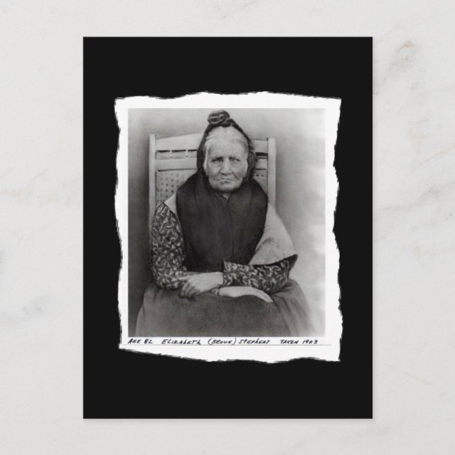 Cartão Postal Vintage Native American Cherokee (Frente)