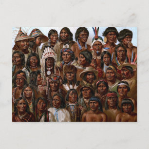Cartão Postal Vintage Native American tribes and peoples picture