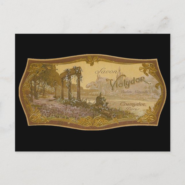 Cartão Postal Vintage Natural Soap Ad (Frente)