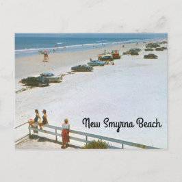 Cartão Postal Vintage New Smyrna Beach, 1950
