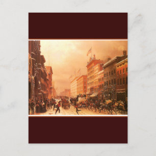 Cartão Postal Vintage New York Firemen