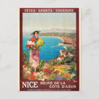 Vintage Nice Reine Cote D'Azur