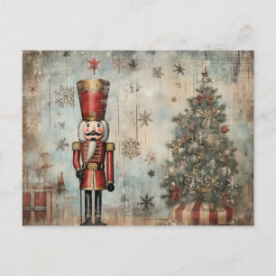 Cartão Postal Vintage Nutcracker Soldier