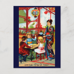 Cartão Postal Vintage O&O Tea