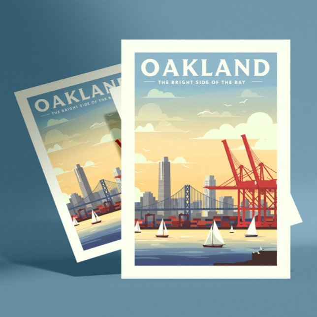 Cartão Postal Vintage Oakland California (Criador carregado)