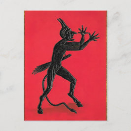 Cartão Postal Vintage Obsceno Krampus