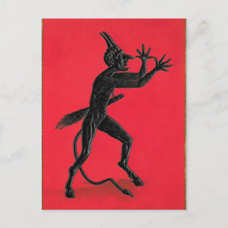 Cartão Postal Vintage Obsceno Krampus