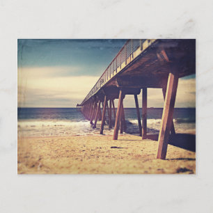 Cartão Postal Vintage Ocean Pier