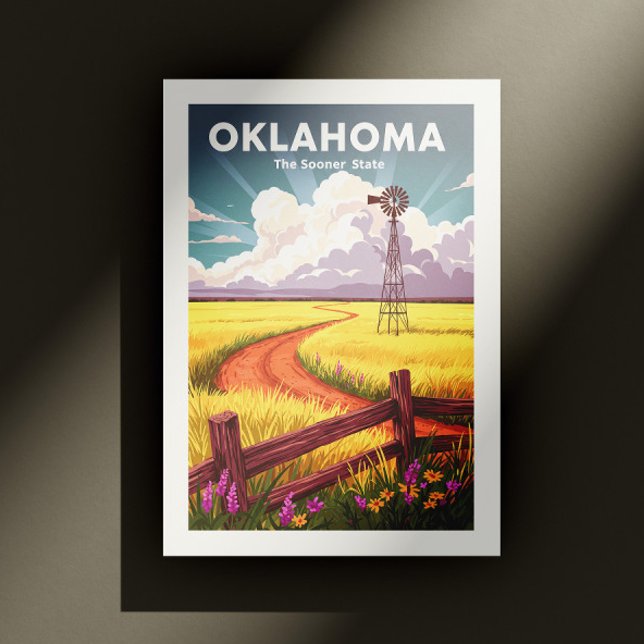 Cartão Postal Vintage Oklahoma (Criador carregado)