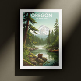 Cartão Postal Vintage Oregon