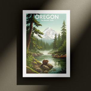 Cartão Postal Vintage Oregon