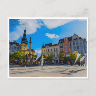 Cartão Postal vintage ostrava República Checa République tchèque