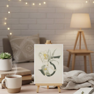 Cartão Postal Vintage Ottilia Adelborg Floral Número - 5