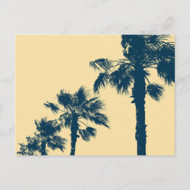 Cartão Postal Vintage Palm Trees