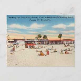 Cartão Postal Vintage Panama City Beach, Flórida