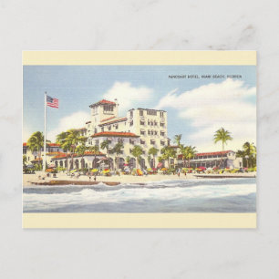 Cartão postal Vintage Panshore Hotel Miami Beach