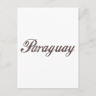 Cartão Postal Vintage Paraguai