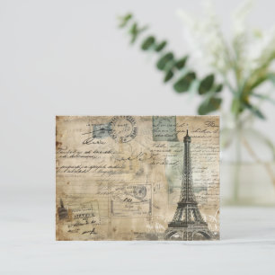 Cartão Postal Vintage Paris