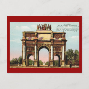 Cartão Postal Vintage Paris, Etoile, Arc de Triumphe