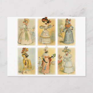 Cartão Postal Vintage Paris Fashion (1)