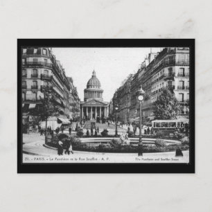 Cartão postal Vintage Paris Pantheon