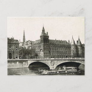 Cartão Postal Vintage Paris, Tribunal