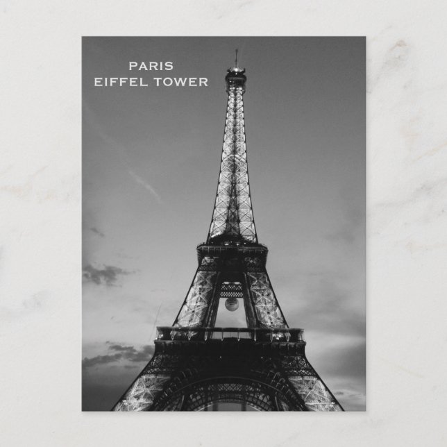 Cartão Postal Vintage Paris Viagem Turismo (Frente)