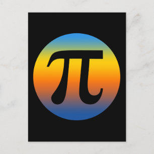 CARTÃO POSTAL VINTAGE PI DAY