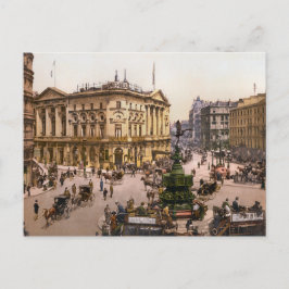 Cartão Postal Vintage Piccadilly Circus London Inglaterra