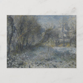 Cartão Postal Vintage Pierre Auguste Renoir Snow Covered Landsca