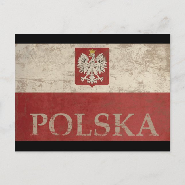 Cartão Postal Vintage Polska (Frente)