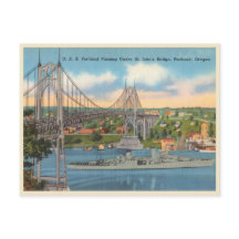 Vintage Portland Oregon At. Ponte do John