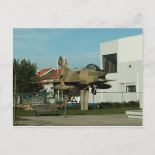 Cartão Postal Vintage Portugal Fighter Jet