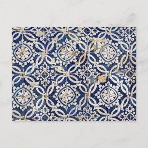Cartão Postal Vintage Português Azulejo