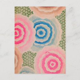 Cartão Postal Vintage Primavera Floral Design