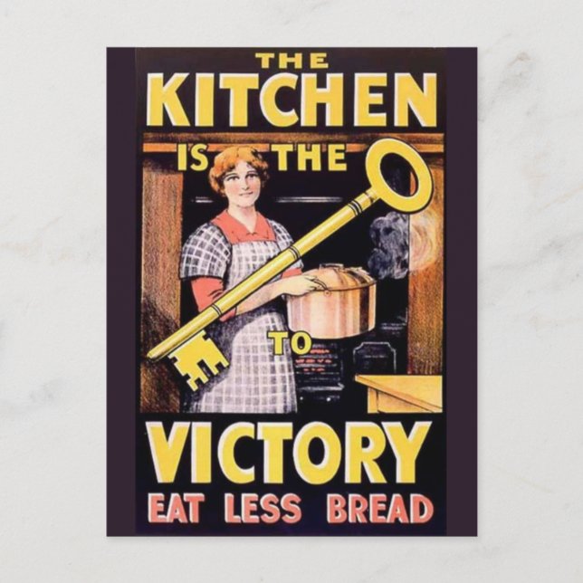 Cartão Postal Vintage Primeira Guerra Mundial - Poster (Frente)