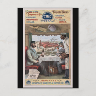 Cartão Postal Vintage Pullman