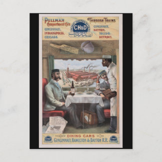 Cartão Postal Vintage Pullman